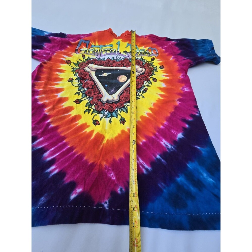 Vintage Grateful Dead Space Your Face T Shirt Liquid Blue 1992 XL - Picture 9 of 10